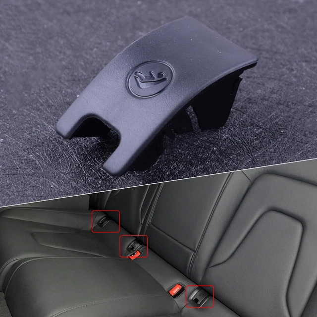 Couvercle De Fixation Isofix Pour Audi Q5 2017-2024 - Protection Siège Arrière - Noir - Pièce 80A887187