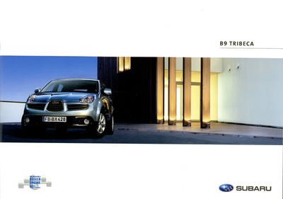 Gx3 SUBARU JUSTY prospetto 2006 10/06 D catalogo brochure prospectus Catalogue 