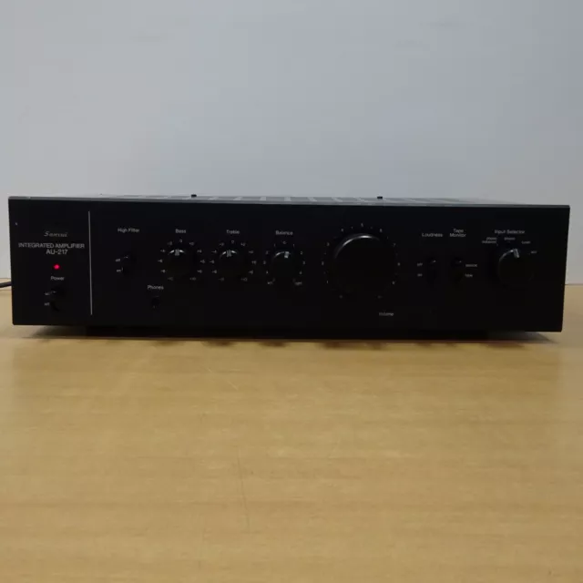 SANSUI AU-217 stereo HIFI Integrated Amplifier with MM phono stage working well