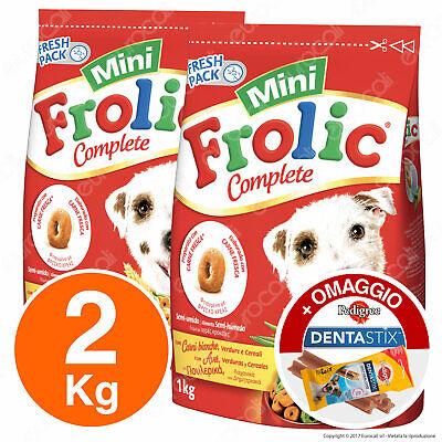 Frolic Mini Cibo Semi Umido per Cani con Carni Bianche, Verdure e Cereali - 2KG