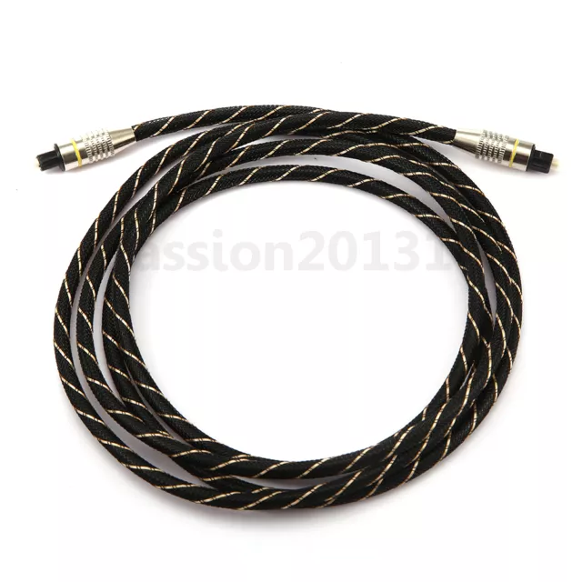 Digital Optical Audio Cable Fiber Optic Cable OD6.0 Toslink Cable for CD DVD 2