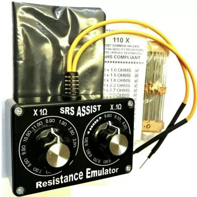 AIRBAG SRS Resistance Simulator Tool Resistor Ohms Finder Kit Fits Ford & Audi