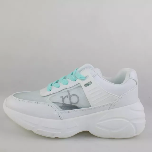 Scarpe donna ROCCOBAROCCO 37 EU sneakers bianco pelle DC540-37