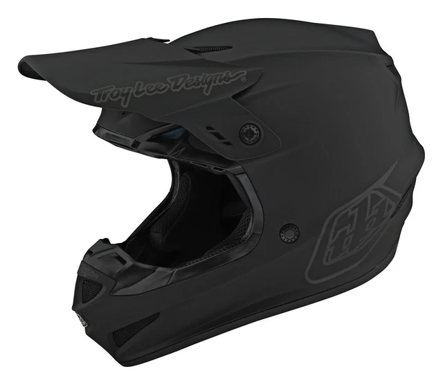 Troy Lee Designs Tld Gp 2023 Motocross Mx Enduro Helm Mono Schwarz Erwachsene Medium