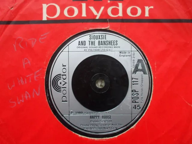 Siouxsie And The Banshees - Happy House / Drop Dead Celebration  -UK 45 POSP 117