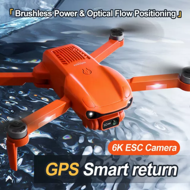 4DRC F12 GPS 5G WIFI FPV Drone 6K HD Dual Camera Professional RC Quadcopter