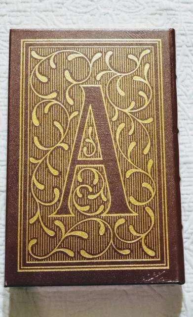 THE SCARLET LETTER by Nathaniel Hawthorne Leather Bound Collector's 1st Edition