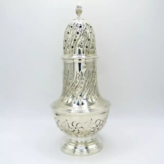 Vintage Sterling Silver Salt Sugar Caster Shaker Fully Hallmarked 1969