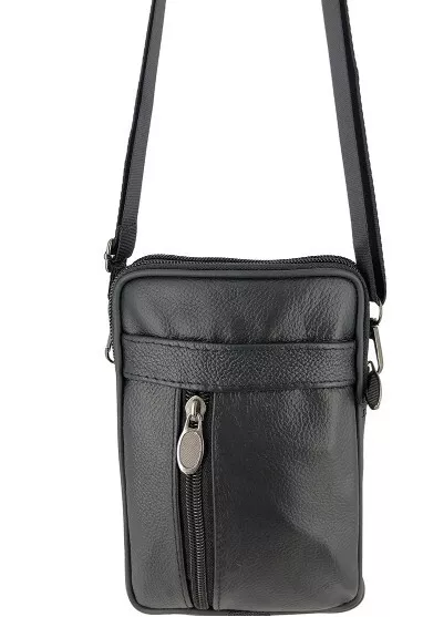 Sac à la taille Ceinture en cuir pour hommes Sac de téléphone portable Sac à hui