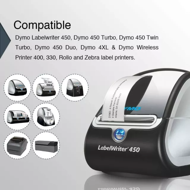 LABELWRITER DYMO COMPATIBLE LABELS For Turbo 330 440 450 4XL 11352 11354 99012 2