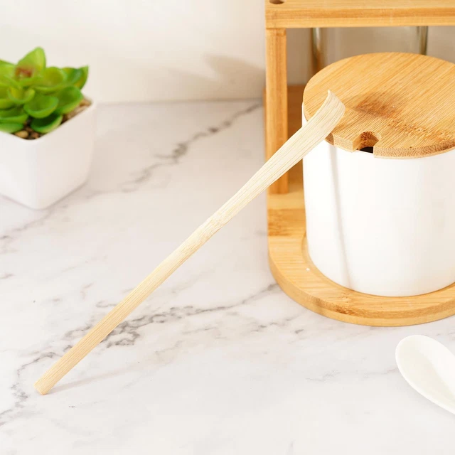 Ceramic Pottery Natural Bamboo Matcha Bowl Whisk Holder Style Tea Sets V7G5