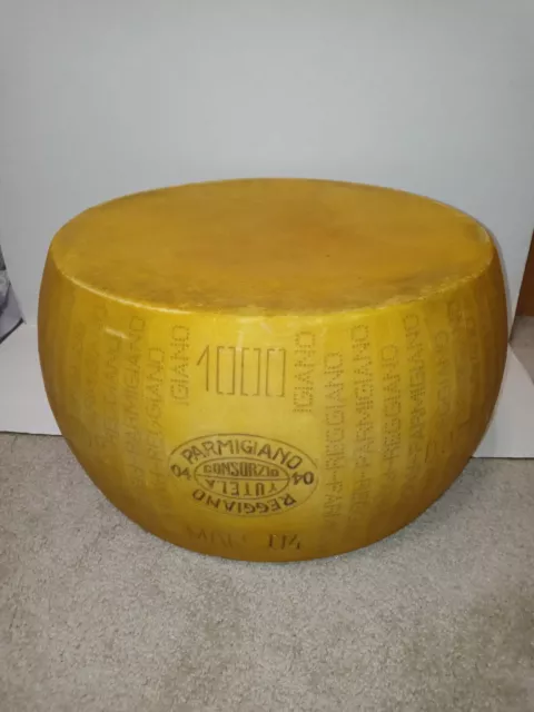 Reggiano Parmigiano Display Fake Plastic Food Cheese Parmesan Rare 16" x 9"