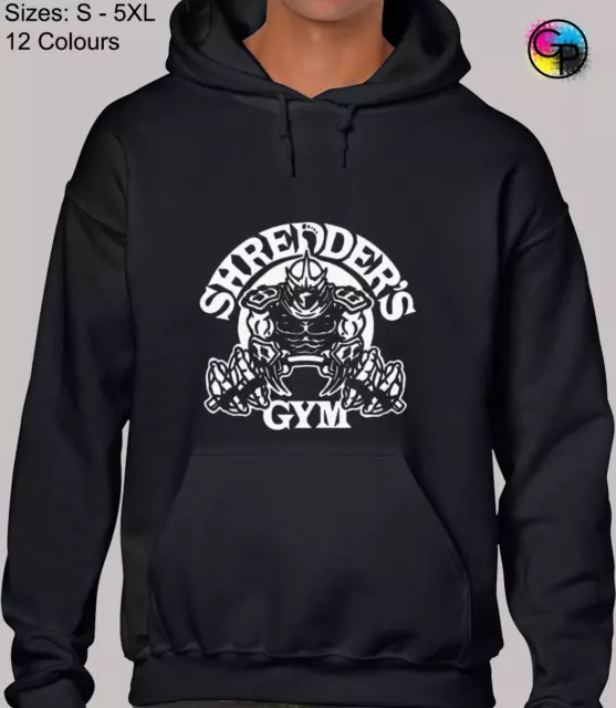 Shredders Gym Sports Fan Novelty Unisex Hood Hoodie Top for Men & Women