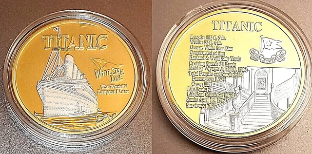 9999 Pure Silver Titanic Commemorative 86th Year Anniversary Coin