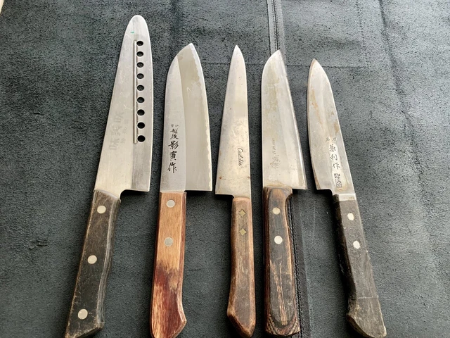 Kagetora Japanese Chef's Hocho Kitchen Knife Set Santoku Gyuto from Japan Messer