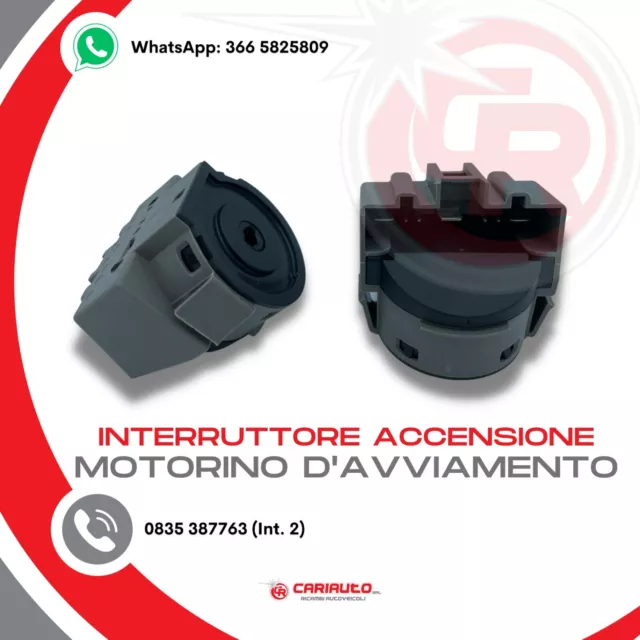 Interruttore Accensione Quadro Commutatore Ford Fiesta, Focus C-Max, Mondeo