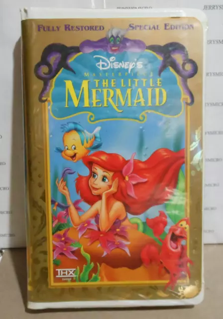 DISNEY'S MASTERPIECE COLLECTION The Little Mermaid On Vhs Ships Free $7 ...