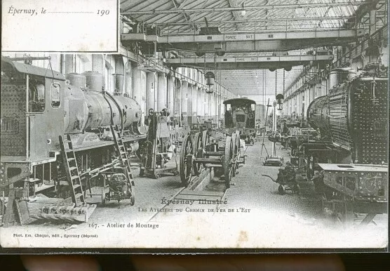 Epernay Ateliers Chemin De Fer