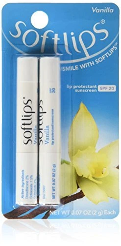 Softlips Lip Protectant SPF 20 Vanilla 2 count Pack Of 6