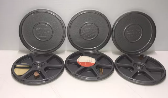 COMPCO CASE TAKE-UP Film Reels 8mm Metal 6” Holds 300 Feet USA Qty 3 $38.99  - PicClick