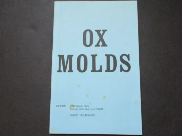 Catálogo de cubiertas azules Ox Molds