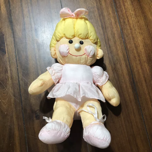 Vintage Prestige Toy Corp Nylon Doll Plush Stuffed 15” Fisher Price Puffalump