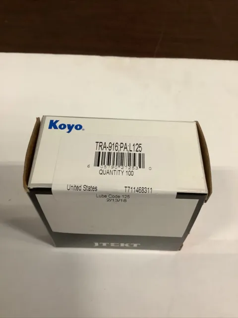 Koyo Tra-916 Thrust Roller Bearing Washer