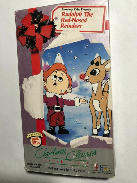 RUDOLPH THE RED Nosed Reindeer Christmas Classics Vhs Broadway Video £4 ...