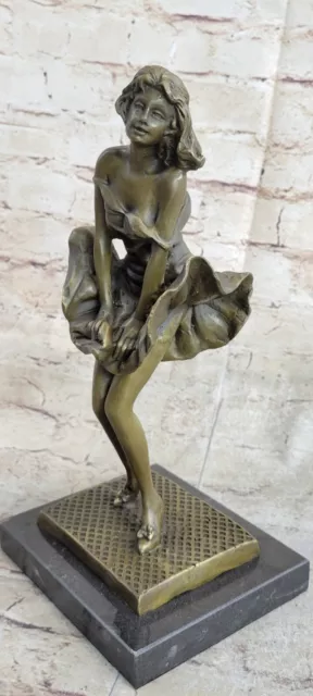 The " per Sempre Marilyn " Statua Caldo Scultura Dettagliato Bronzo Trofeo