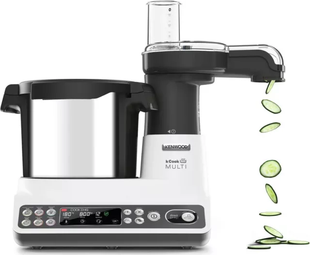 Robot da Cucina Kenwood Impastatrice Cottura 4.5 Lt 1500W Kcook Multi - CCL401WH