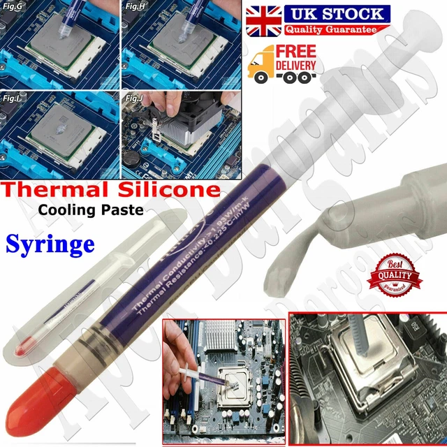 thumbnail image 2 of 20g High Performance Thermal Silicone Compound – 4.63W/m-k For CPU GPU LED Ovens SCR 2 of 3