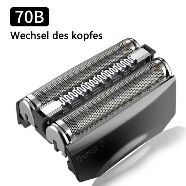 Für Braun 70B Kombipack Scherteil Scherkopf Schermesser Ersatzaufsatz 720, 750CC