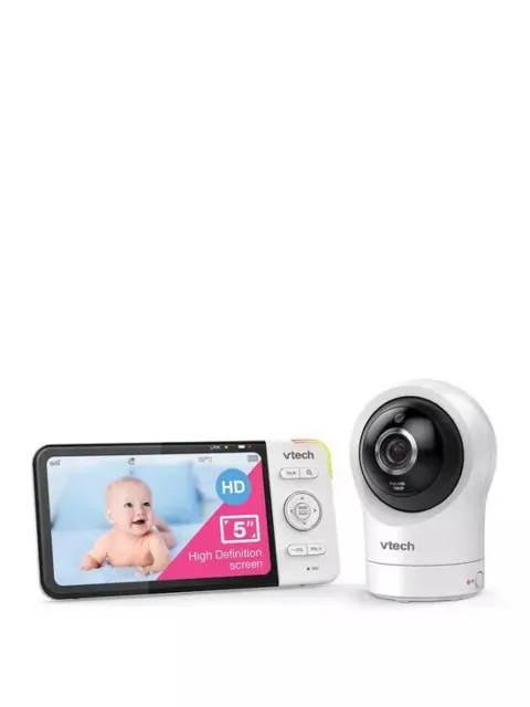 Vtech RM5764HD Digital WiFi Video Baby Monitor 5in Screen Infrared Night Vision