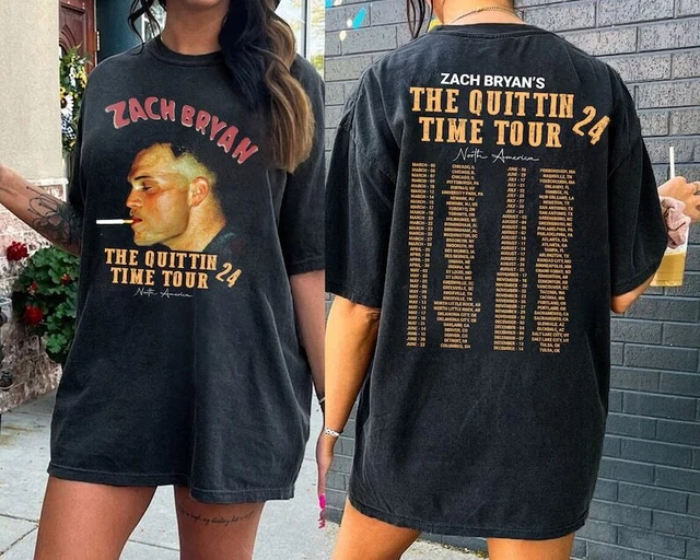 ZACH CONCERT 2024, tracklist The Quittin Time 2024 Tour, chemise