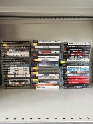 important lot de jeux video pour console Sony PlayStation3 PS3  {56 PCs}