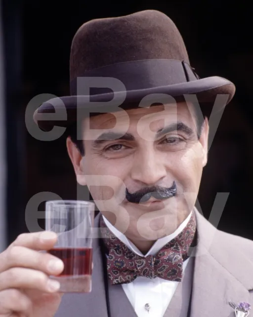 Poirot (TV) David Suchet "Agatha Christie's Hercule Poirot" 10x8 Photo