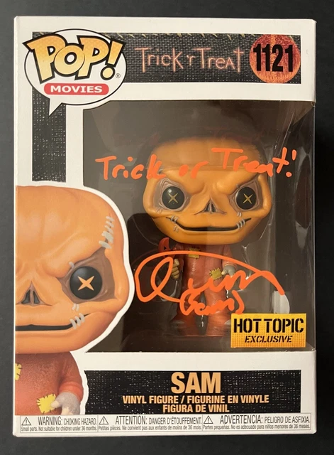 Signed Funko POP! Quinn Lord Sam HOT TOPIC EXCLUSIVE Trick r Treat Horror JSA