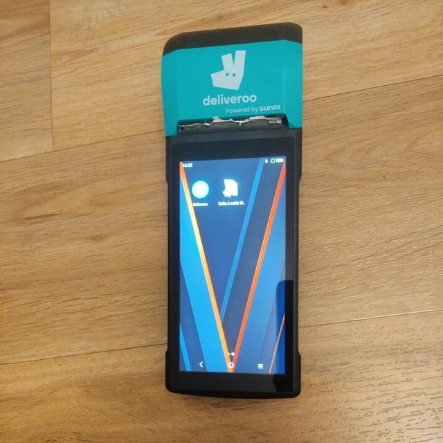 Terminal Sunmi V2 Wireless POS System. DELIVEROO