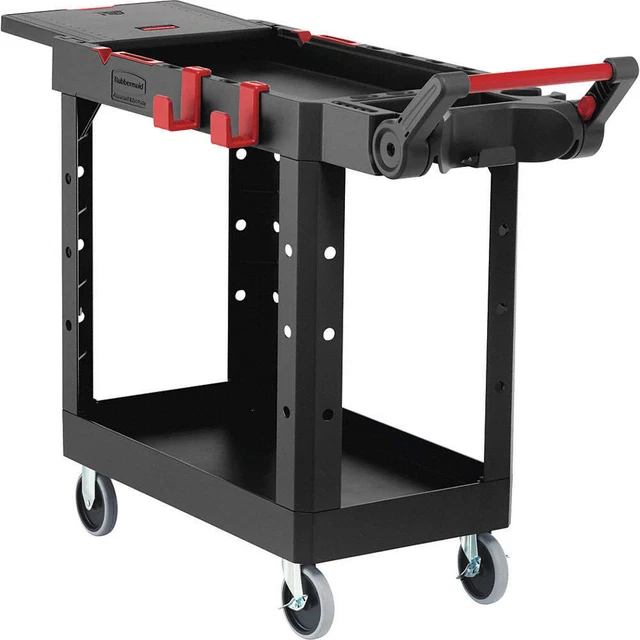 RUBBERMAID COMMERCIAL PRODUCTS 1997206 Utility Cart,500 lb. Load Cap.,Black