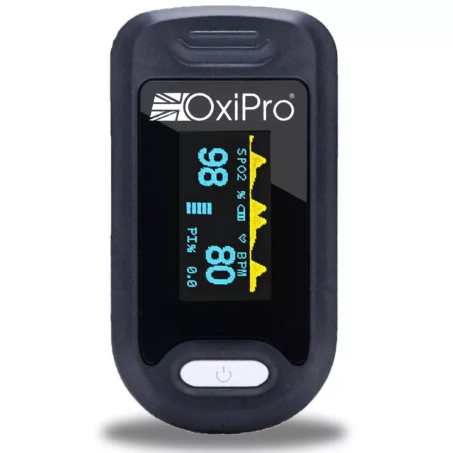 OxiPro OX2 - N H S Supplied Pulse Oximeter, Blood Oxygen Heart Rate Monitor SpO2