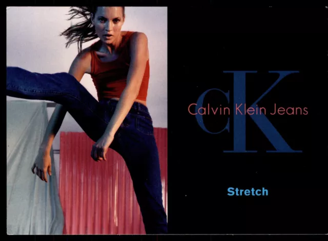 Calvin Klein Jeans Stretch Lady Dancing Red Shirt Jeans Maxracks Postcard Unp