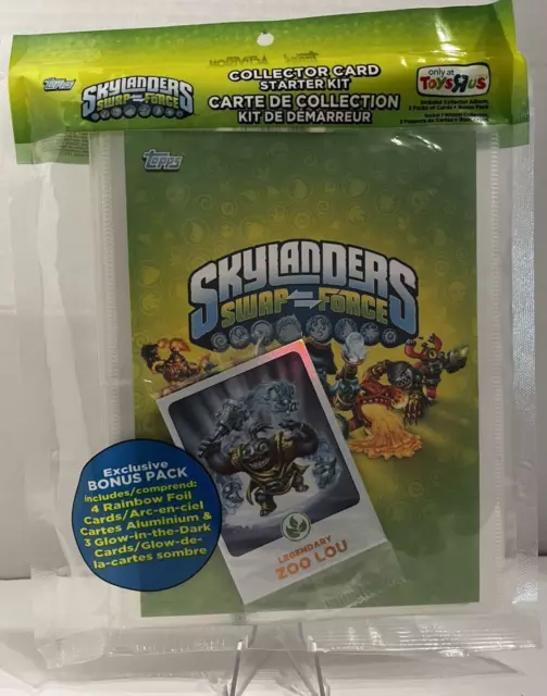 Skylanders - Swap Force Topps Collector Trading Card Starter Kit - New