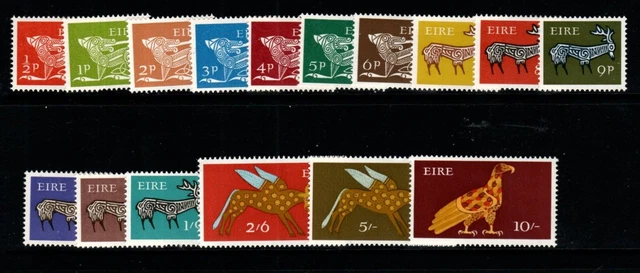 Ireland Sg247/62 1968-70 Definitive Set Mtd Mint
