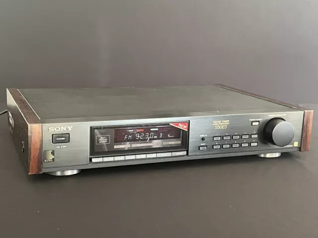 SONY ST-S550ES AM/FM STEREO TUNER Tested  and Working