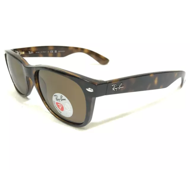 Ray-Ban Sunglasses RB2132 NEW WAYFARER 902/57 Shiny Tortoise Frames Brown Lenses