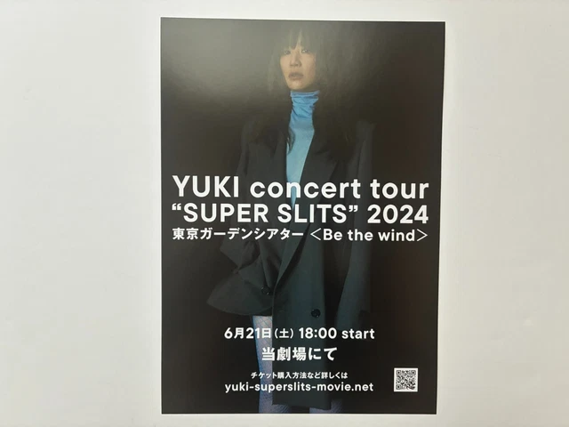 YUKI CONCERT TOUR Super Slits 2024 QG $184.47 - PicClick CA