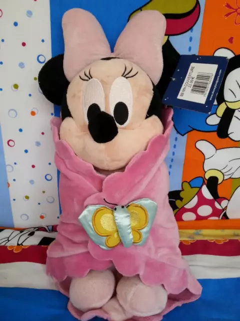 Mantas Disney Babies Minnie Mouse Rosa PJ's Peluche Muñeca Juguete Regalo