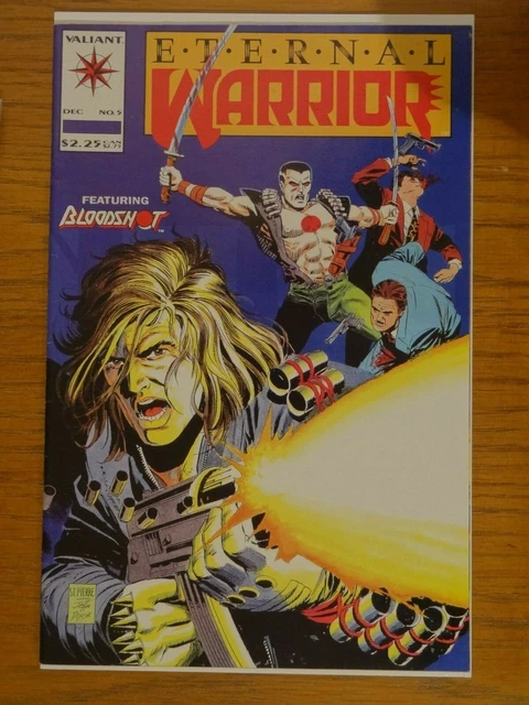 Eternal Warrior #5 (1992, Valiant) 2nd appearance Bloodshot 1st Bloodshot Cover