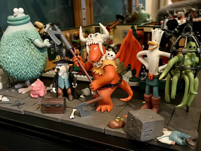 Figurines BD collector Donjon Zénith Attakus Sfar Trondheim