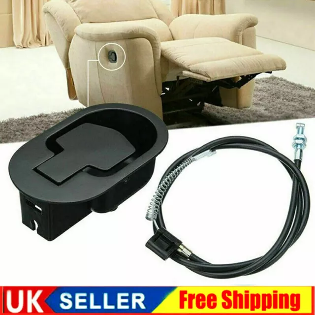 Recliner Pull Handle Release Replacement Sofa Chair Lever Trigger Cable Couch UK
